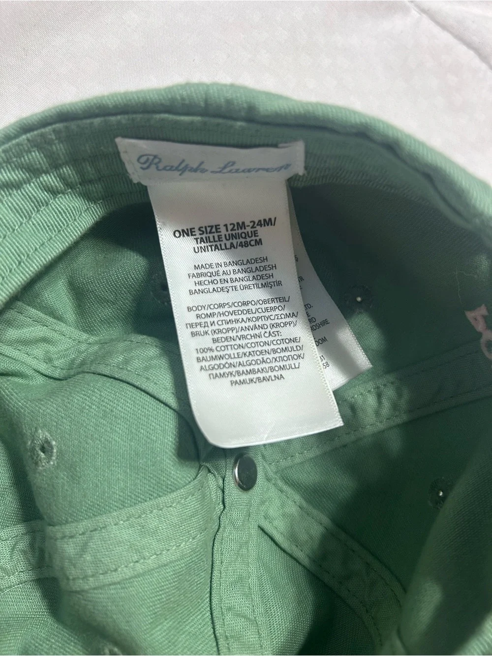 Polo Ralph Lauren toddler 12M-24M hat